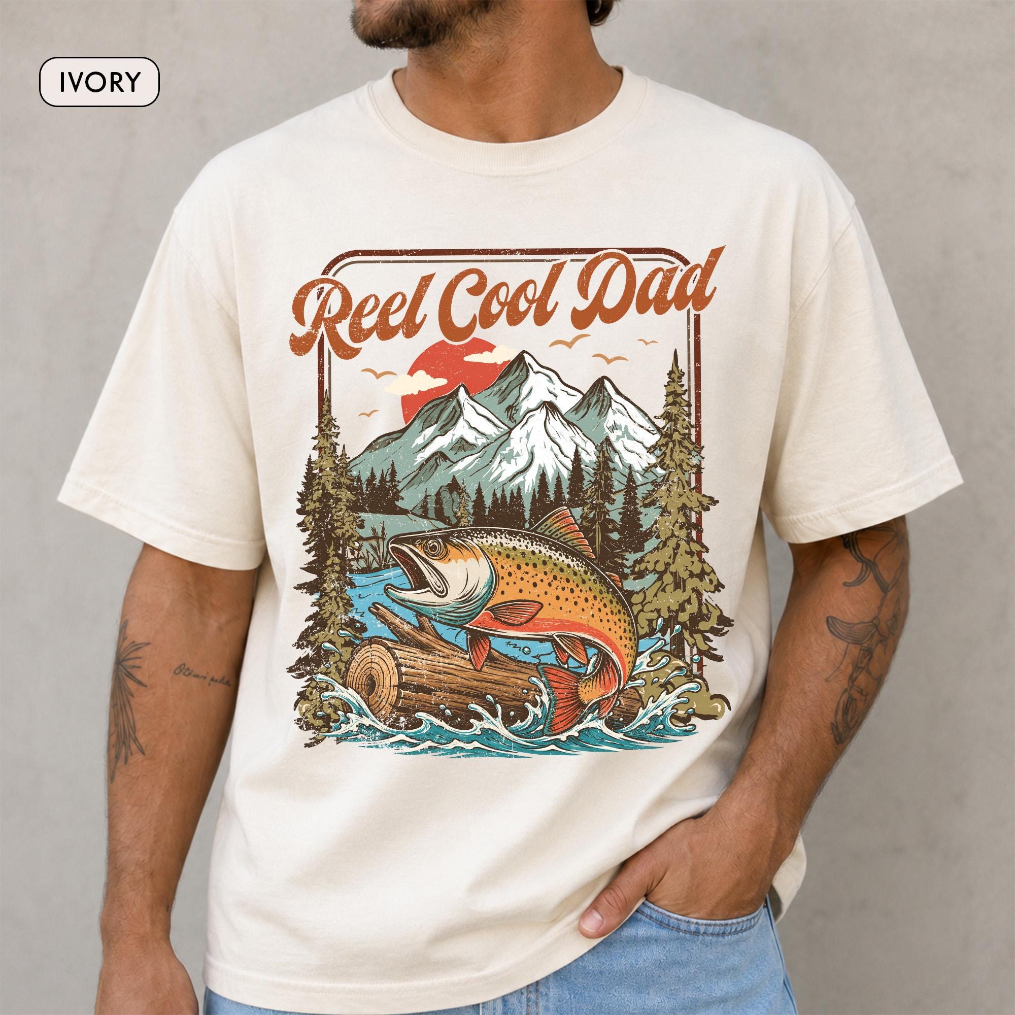 Reel Cool Dad Comfort Shirt, Father's Day gift, Dad And Kid Fishing Matching Shirt LM32 669243