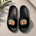 Custom Photo Dog Cat Vintage Retro Slide Sandals CH07 911666