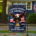 Personalized 250th Anniversary 1776–2026 Eagle & Liberty Bell Garden Flag LM32 669267