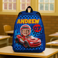 Custom Kid Photo Racing My Own Way Personalized Backpack HA75 921638