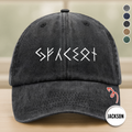 Custom Name In Runes Viking Washed Denim Baseball Cap TH10 170457
