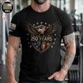 USA 250th Anniversary Eagle 250 Years 1776-2026 Short Sleeve Print Shirt LM32 669351