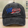 USA Patriotic Merica 250 Years Embroidered Baseball Cap HO82 902888