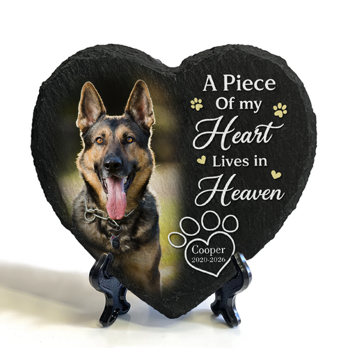 I Loved You Whole Life - Personalized Custom Pet Memorial Heart Shaped Stone HO82 902894