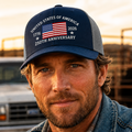 1776-2026 USA 250th Anniversary Embroidered Trucker Hat TH10 170257