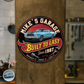 Personalized Built To Last Since Year Car Garage Metal Sign CH07 911792