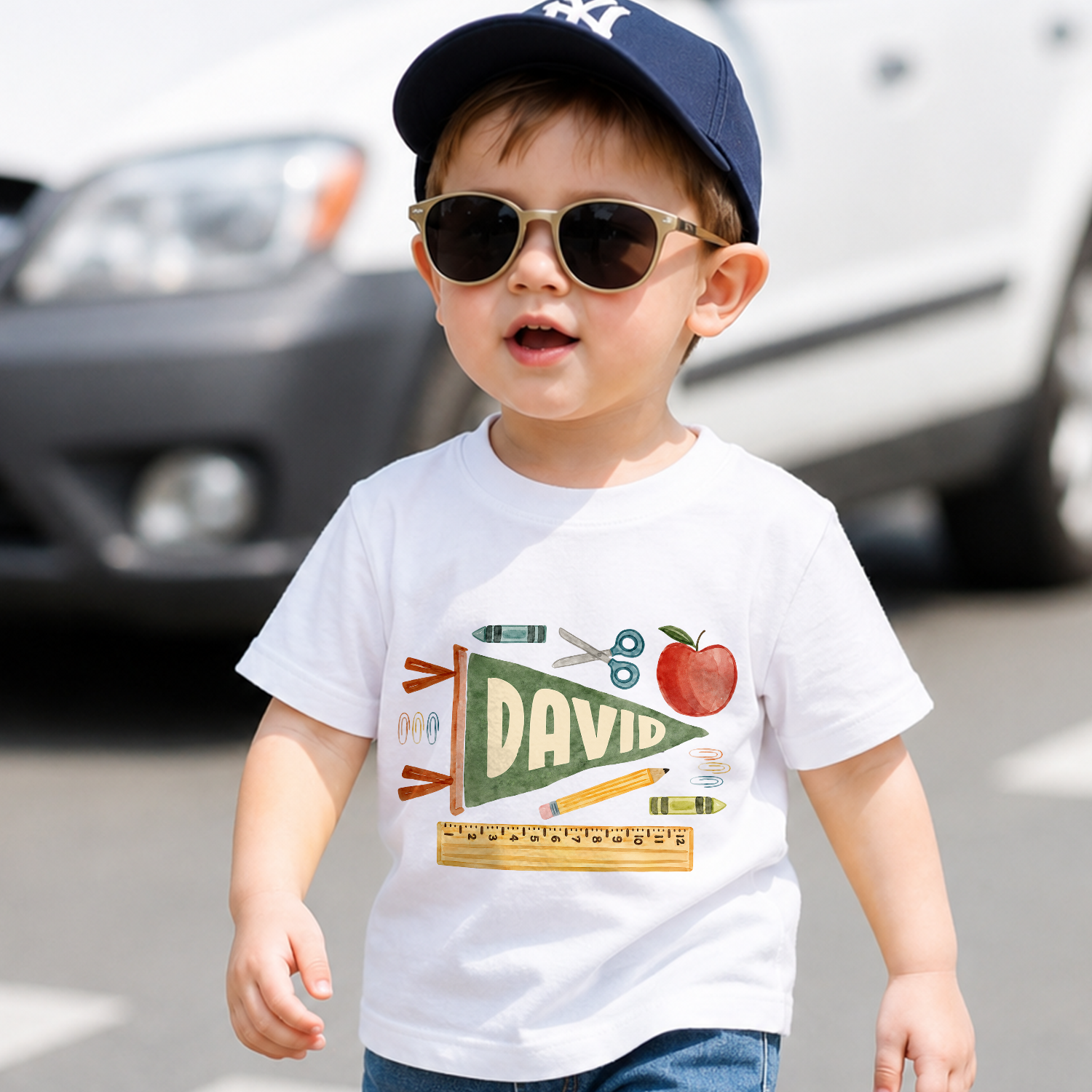 Custom Name Back to School Kids Shirt – Cute Back to School Gift for Boys & Girls TH10 170211