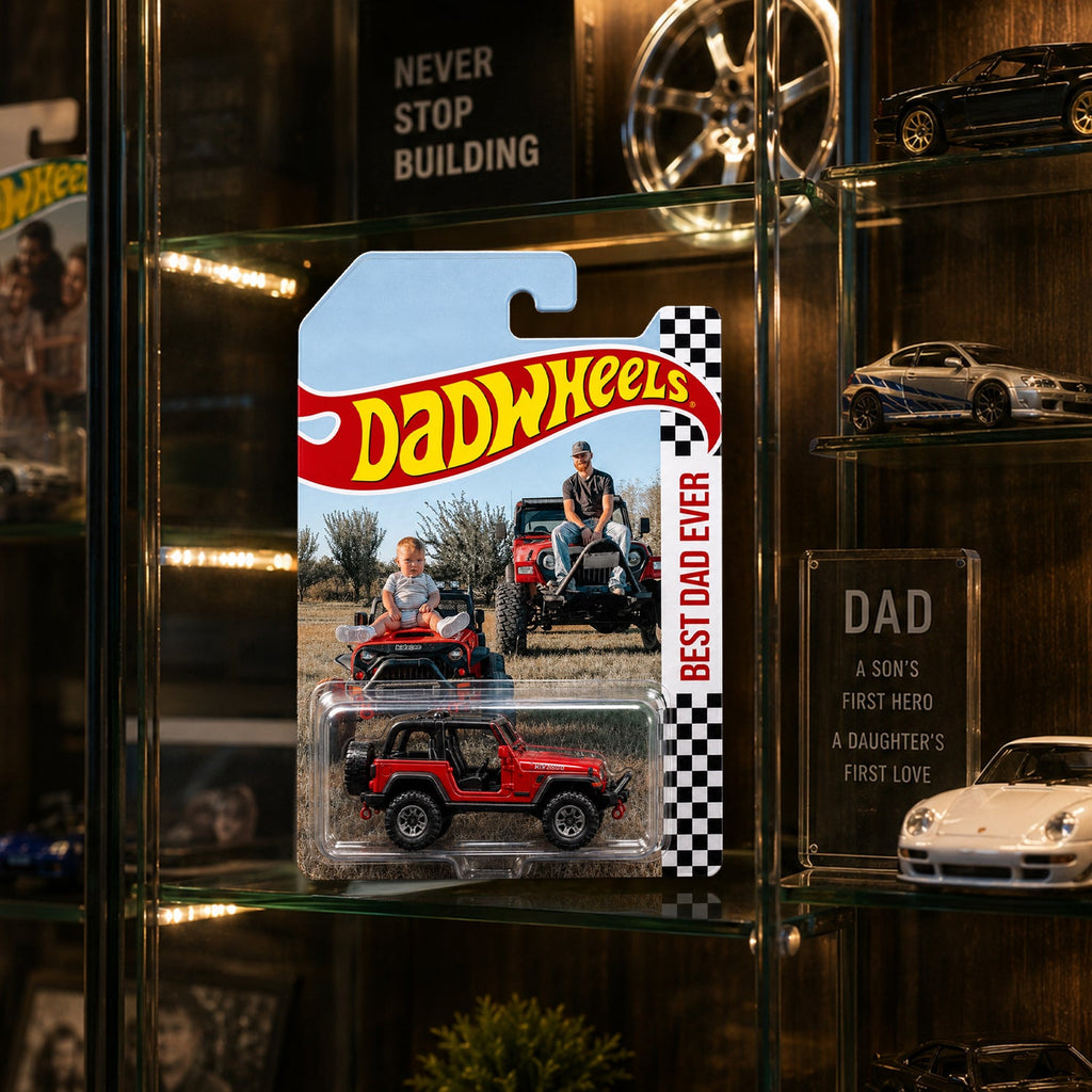 Personalized Happy Father's Day Dad Wheels Packaging for Dad, Father's Day Custom Collector Gift HO82 902650