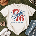 America 1776 Land Of The Free Patriotic Comfort Shirt HO82 902752