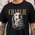 Personalized Vintage Photo Pet Dog Cat Dark Shirt HA75 921796