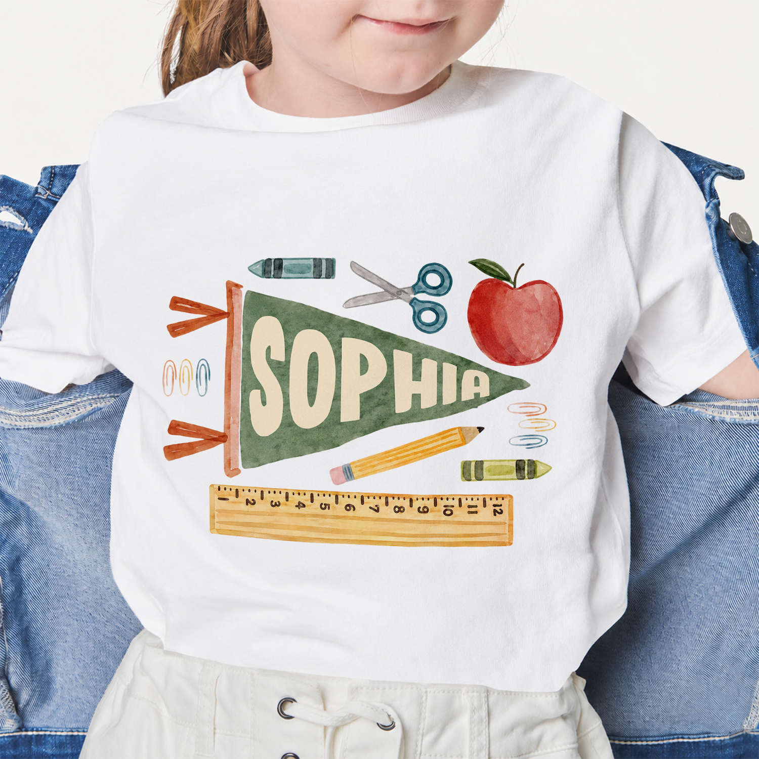 Custom Name Back to School Kids Shirt – Cute Back to School Gift for Boys & Girls TH10 170211