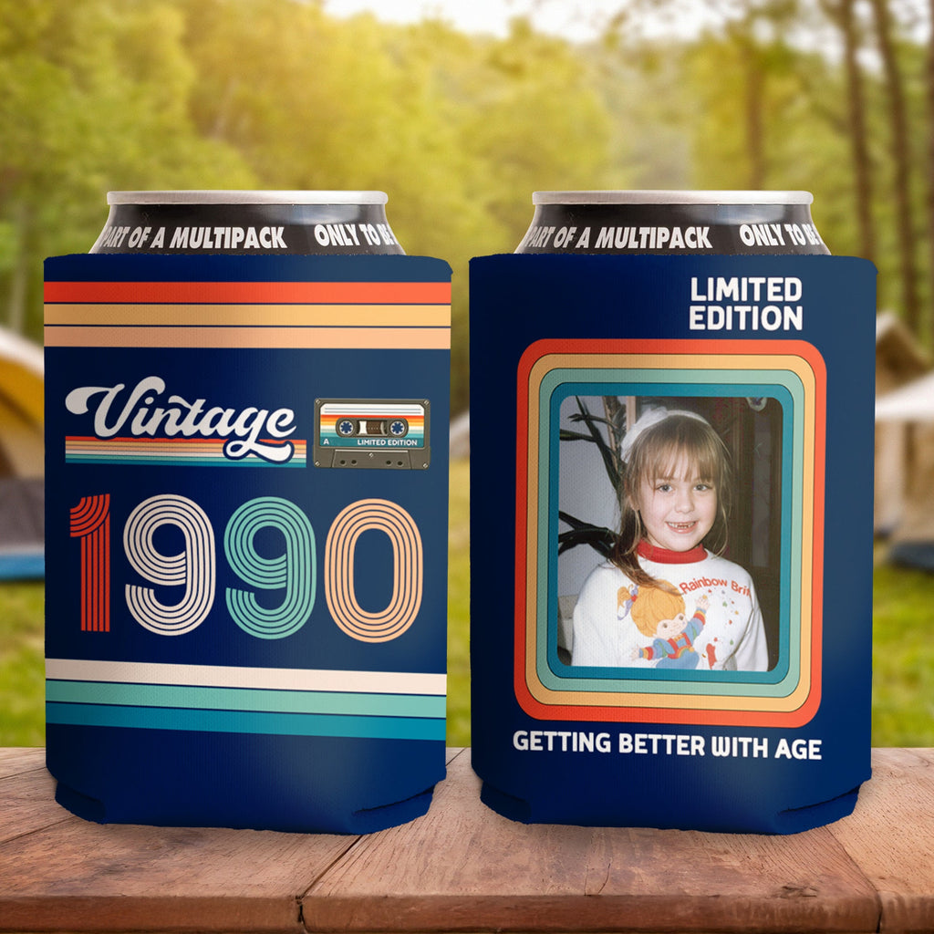 Custom Photo Getting Better With Age Can Cooler Holder - Personalized Birthday Gift LM32 899903