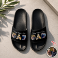 Custom Photo Happy Father's Day Personalized Slide Sandals For Family TH10 170025