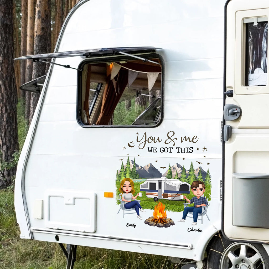 Personalized You & Me We Got This Camping Decal - Gift For Campers HO82 902936