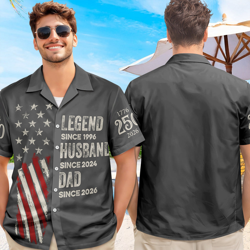 Personalized Legend Husband Dad Grandpa Hawaiian Shirt HO82 902818