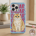 Custom Pet Portrait & Name Watercolor Style Gift For Pet Owners Phone Case TH10 170277