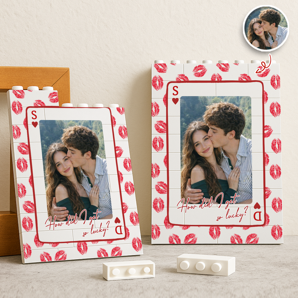 Custom Photo Couple Our Story Building Brick Blocks HA75 921870