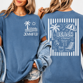 Custom Name Beach Vacation Family Front & Back Comfort Shirt – Summer Gift HO82 903026