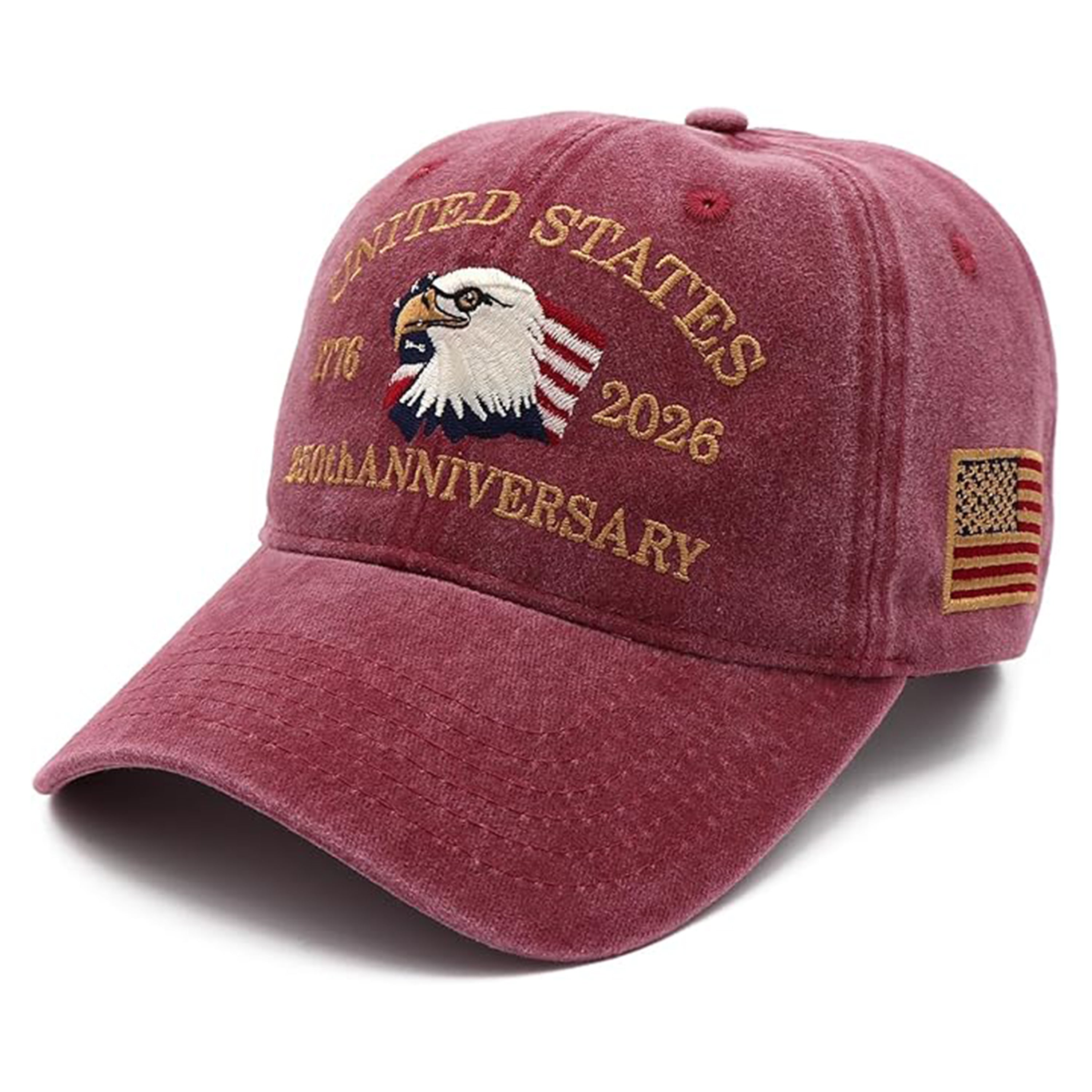 250th Anniversary United States Patriotic Embroidery Baseball Cap LM32 669181