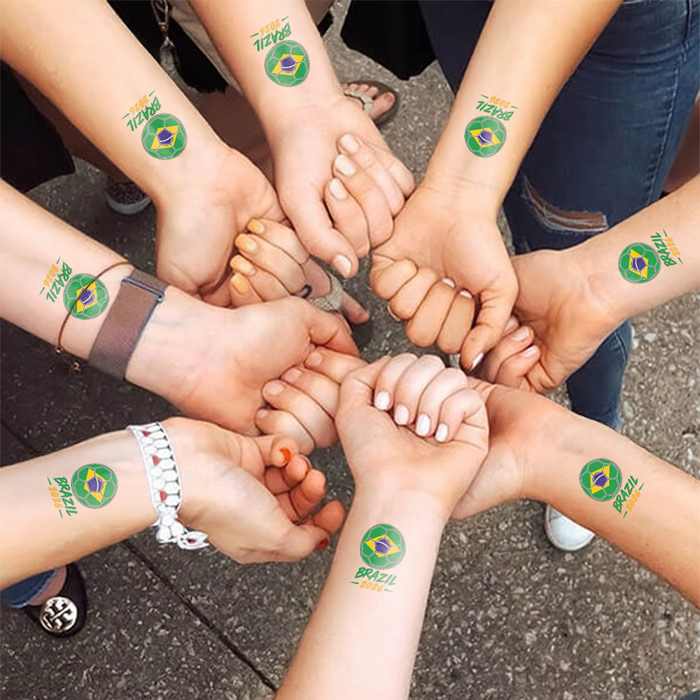Custom Country Football Fan Tattoos - Personalized Sports Fan Accessories HA75 921802