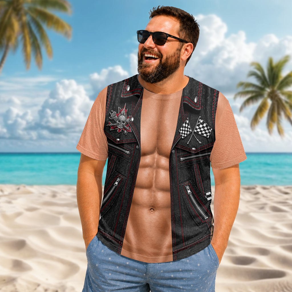 Personalized Funny Muscle Biker 3D Shirt - Novelty Gift for Men TH10 170463