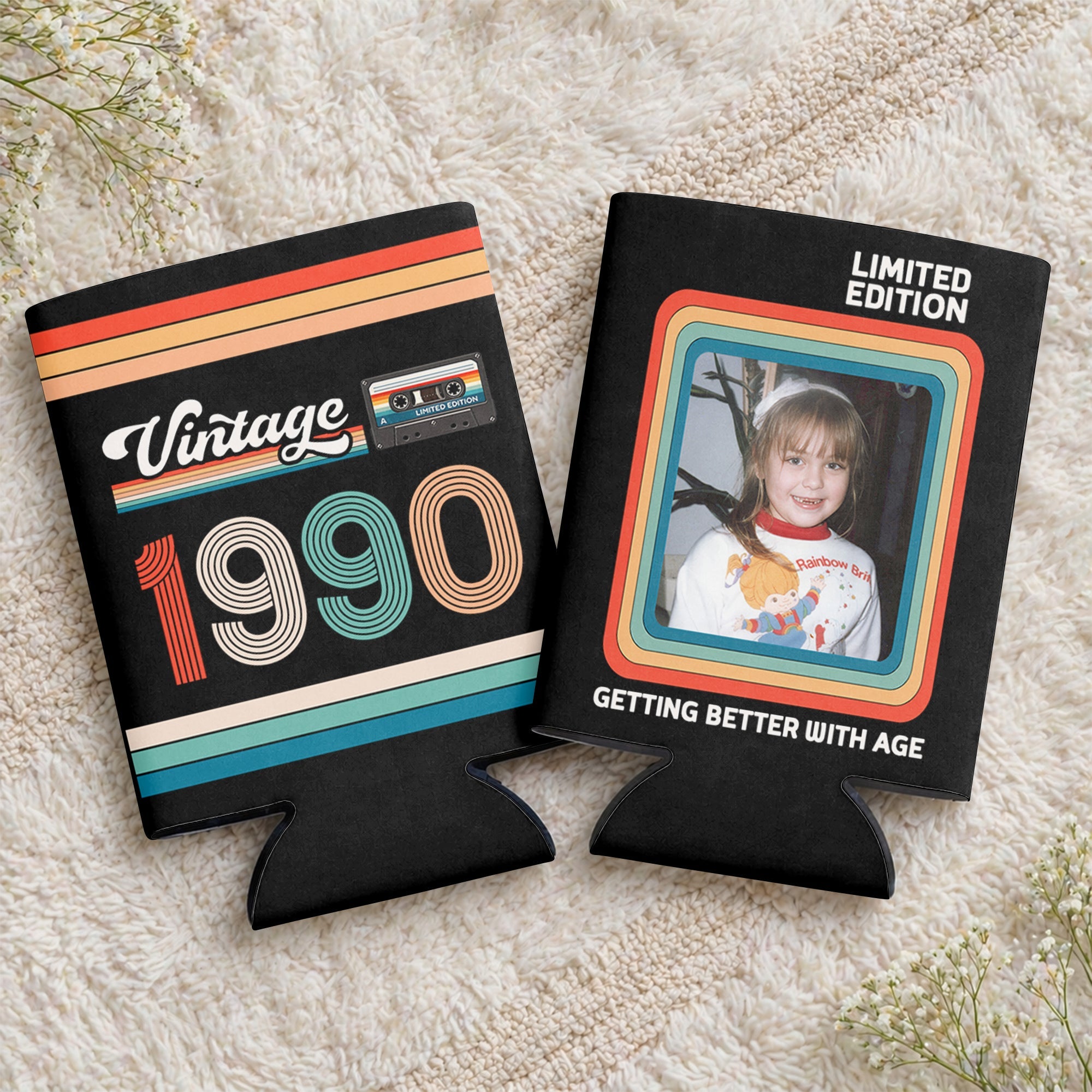 Custom Photo Getting Better With Age Can Cooler Holder - Personalized Birthday Gift LM32 899903