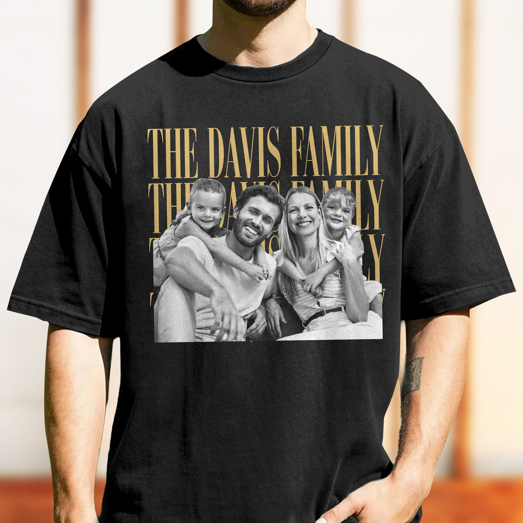 Custom Family Photo Comfort Shirt Family Celebration Gift TH10 170073