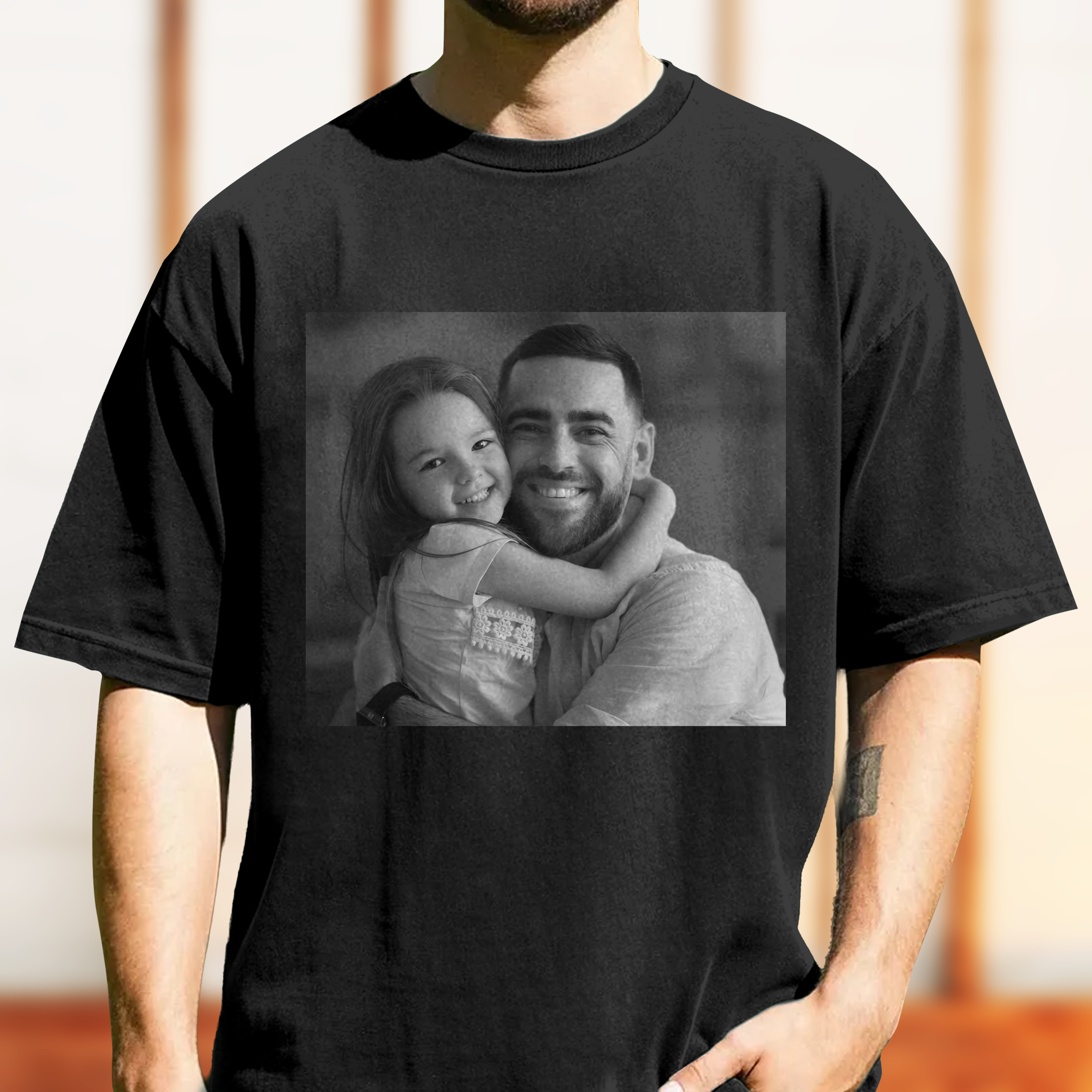 Custom Photo Dad And Kid Vintage Comfort Shirt Gift For Dad, Grandpa CH07 911958
