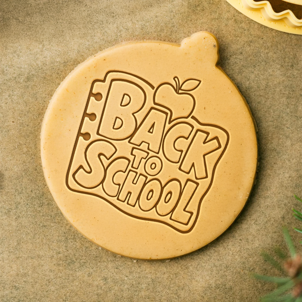 Back To School Cookie Stamp - Baking Gift For Teachers & Students TH10 170455
