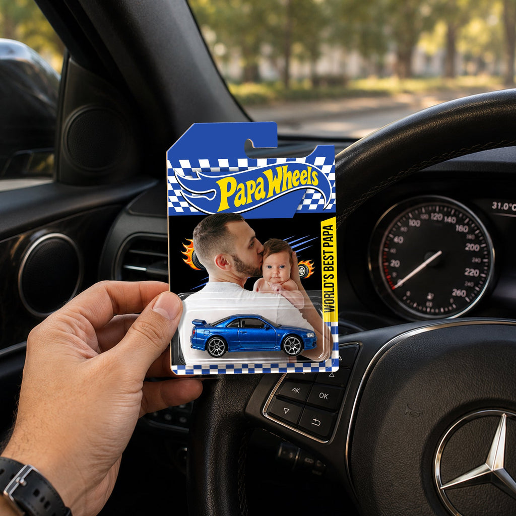 Custom Photo World's Best Dad Wheels Gift For Father’s Day CH07 911698