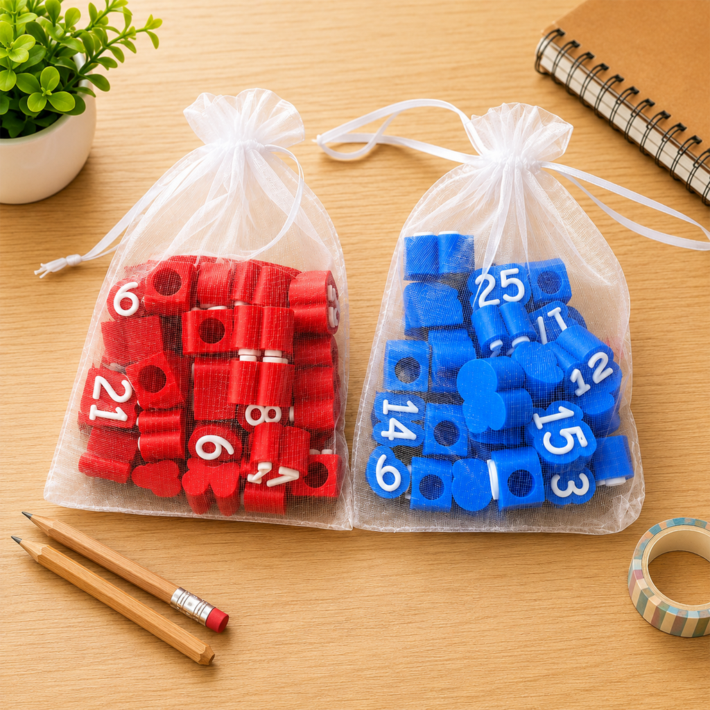 Personalized Numbered Pencil Toppers - Gifts For Classroom, Back To School Gift HO82 902814