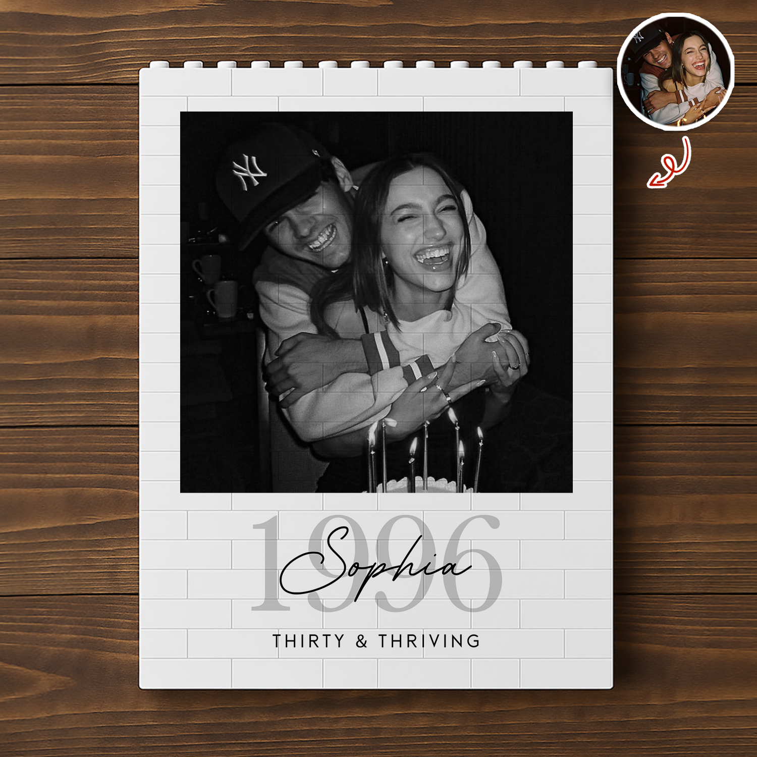 Custom Photo Building Brick Blocks Birthday Gift For Him Her LM32 669475