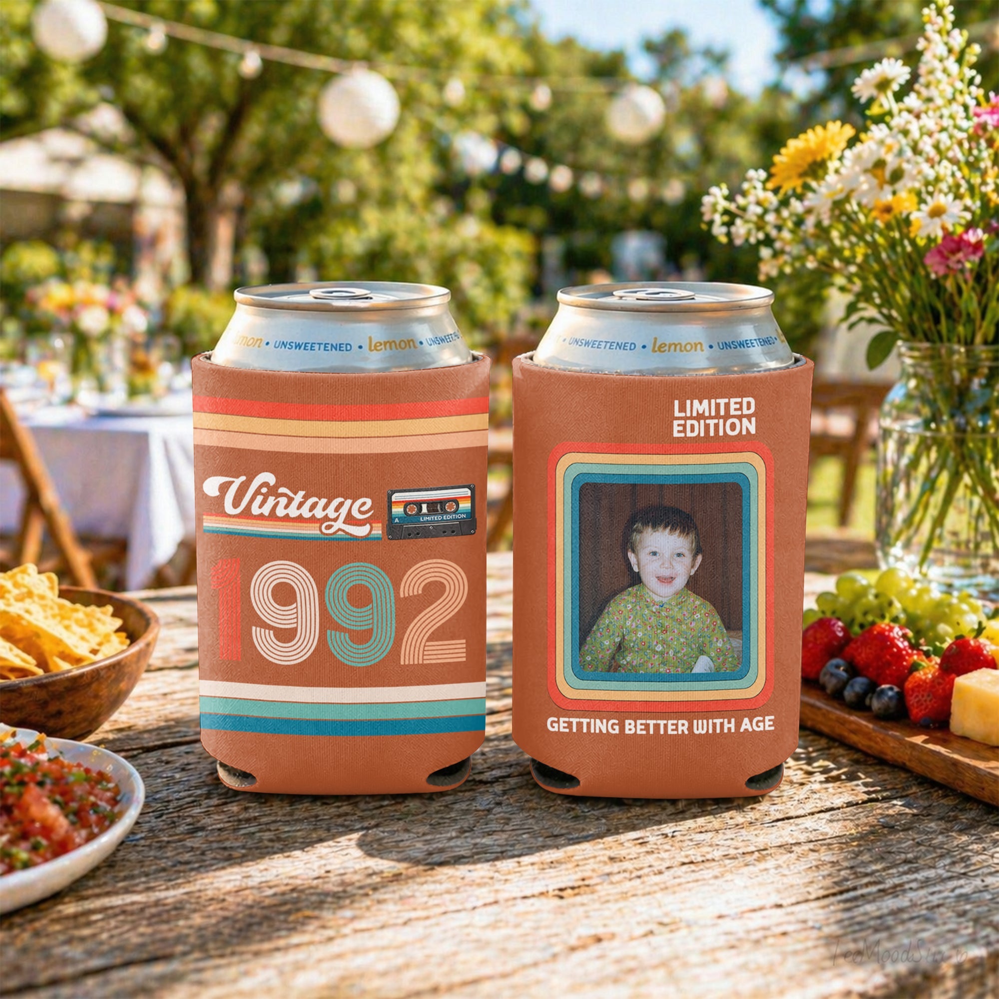 Custom Photo Getting Better With Age Can Cooler Holder - Personalized Birthday Gift LM32 899903
