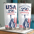 USA 250th Anniversary Patriotic Statue of Liberty Fat Tumbler HA75 921660
