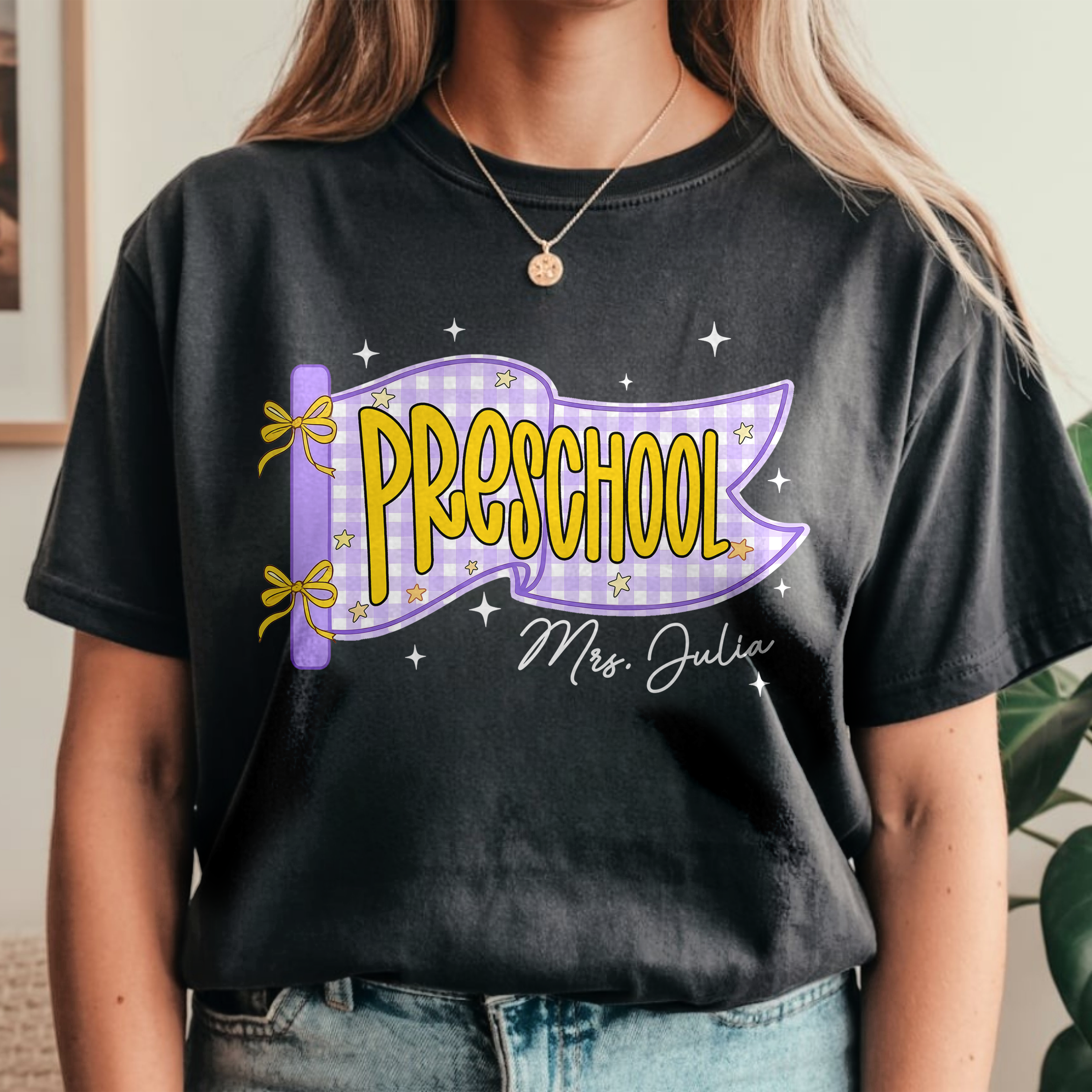 Custom Grade & Teacher Name Comfort Shirt - Personalized Teacher Gift CH07 180116