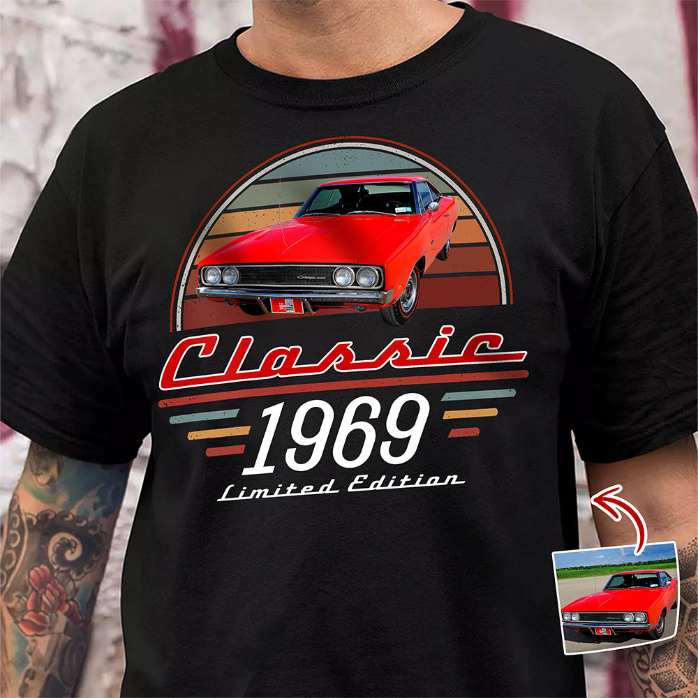 Custom Car Photo This Is How I Roll Back And Front Dark Shirt - Personalized Gifts For Dad, Grandpa, Family, Yourself CH07 180008