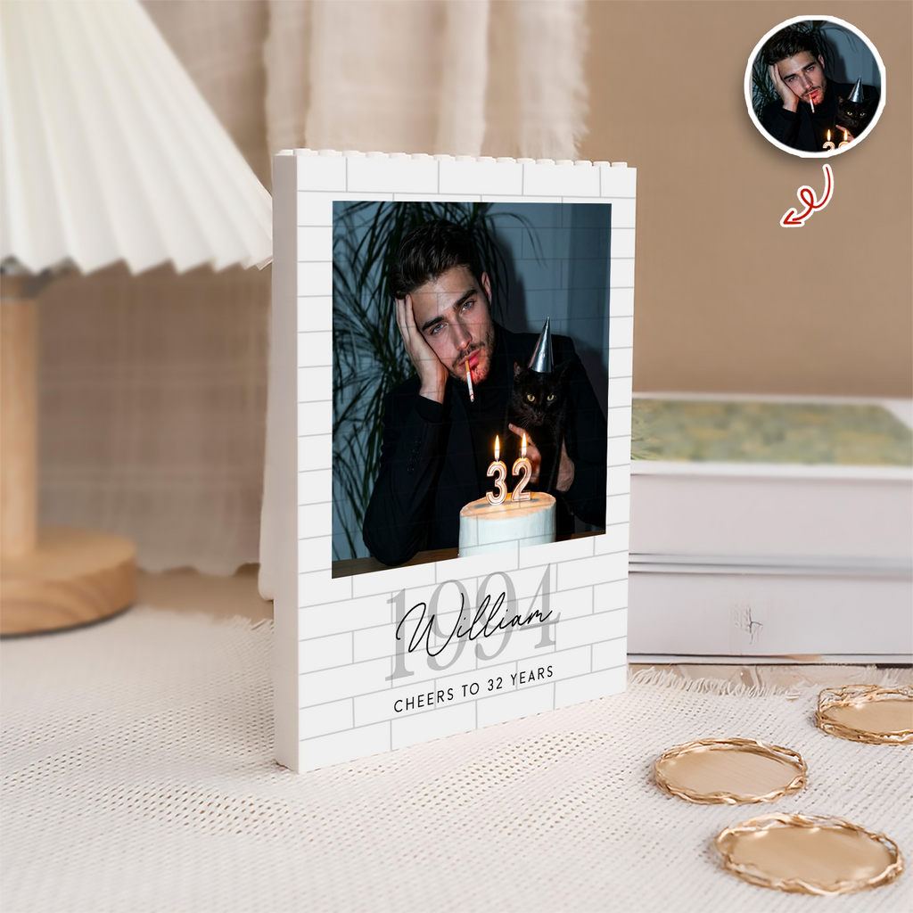 Custom Photo Building Brick Blocks Birthday Gift For Him Her LM32 669475