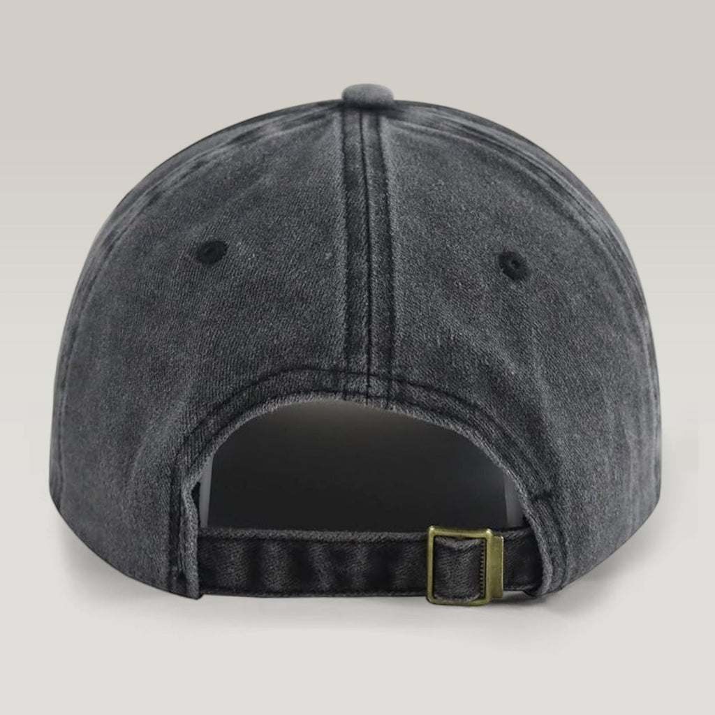 Personalized Vintage Photo Dad, Mom Washed Denim Baseball Cap TH10 170103
