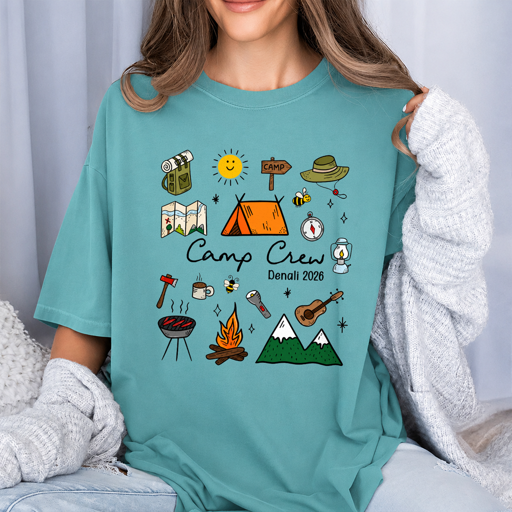 Personalized Weekend Crew 2026 Comfort Shirt, Camping Trip, Family Camping Vacation Gift TH10 170431