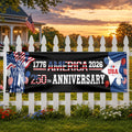 American 1776-2026 The Statue of Liberty Balloons 250th Anniversary Patriotic Party Banner HO82 902778