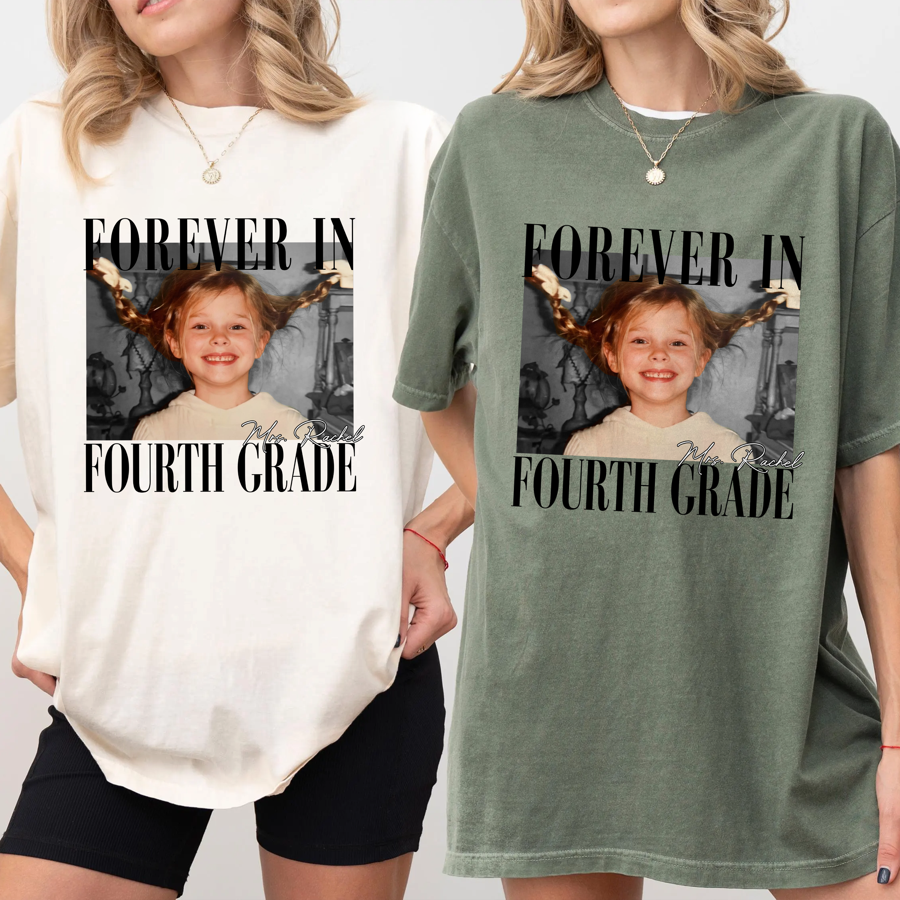 Custom Photo Forever In Kindergarten Comfort Shirt CH07 911920