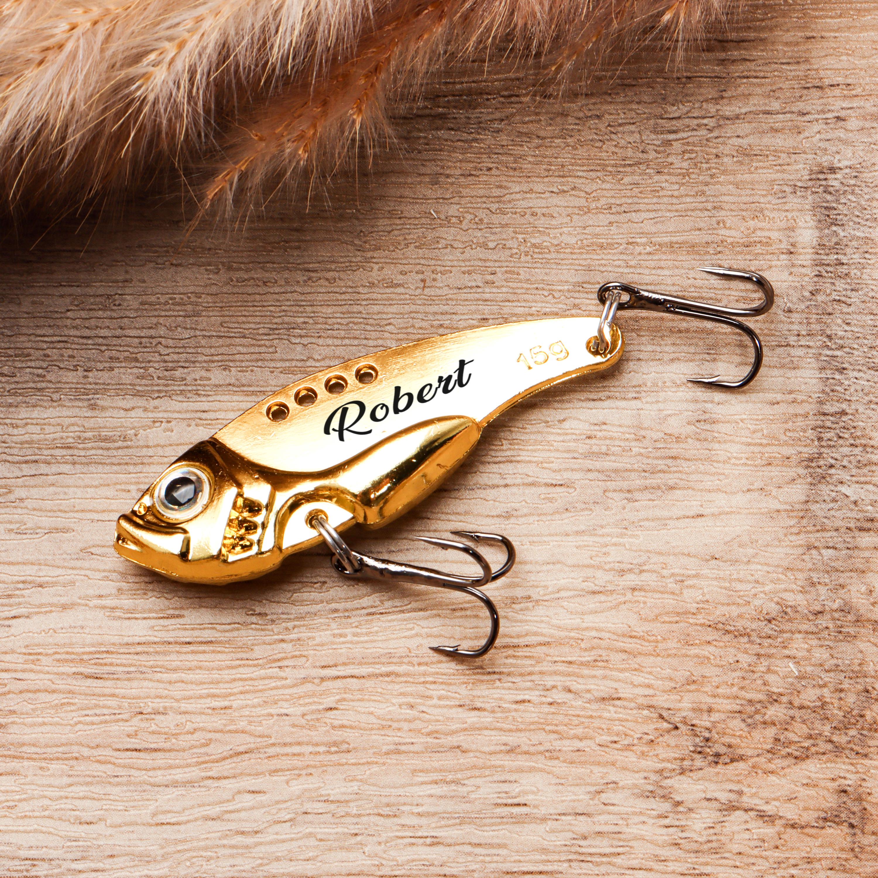 Personalized Name Engraved Fishing Lure, Fishing Gifts, Father's Day Gift LM32 669103