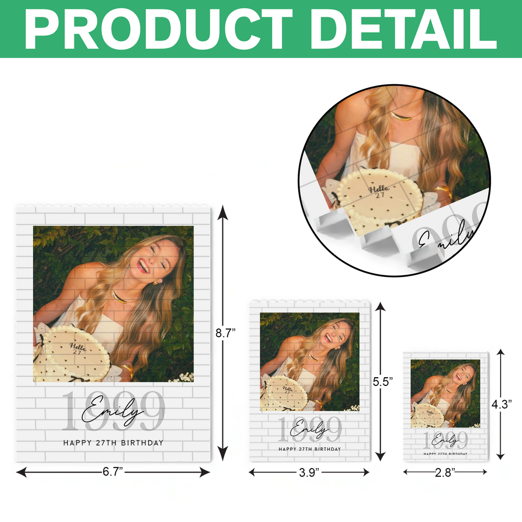 Custom Photo Building Brick Blocks Birthday Gift For Him Her LM32 669475