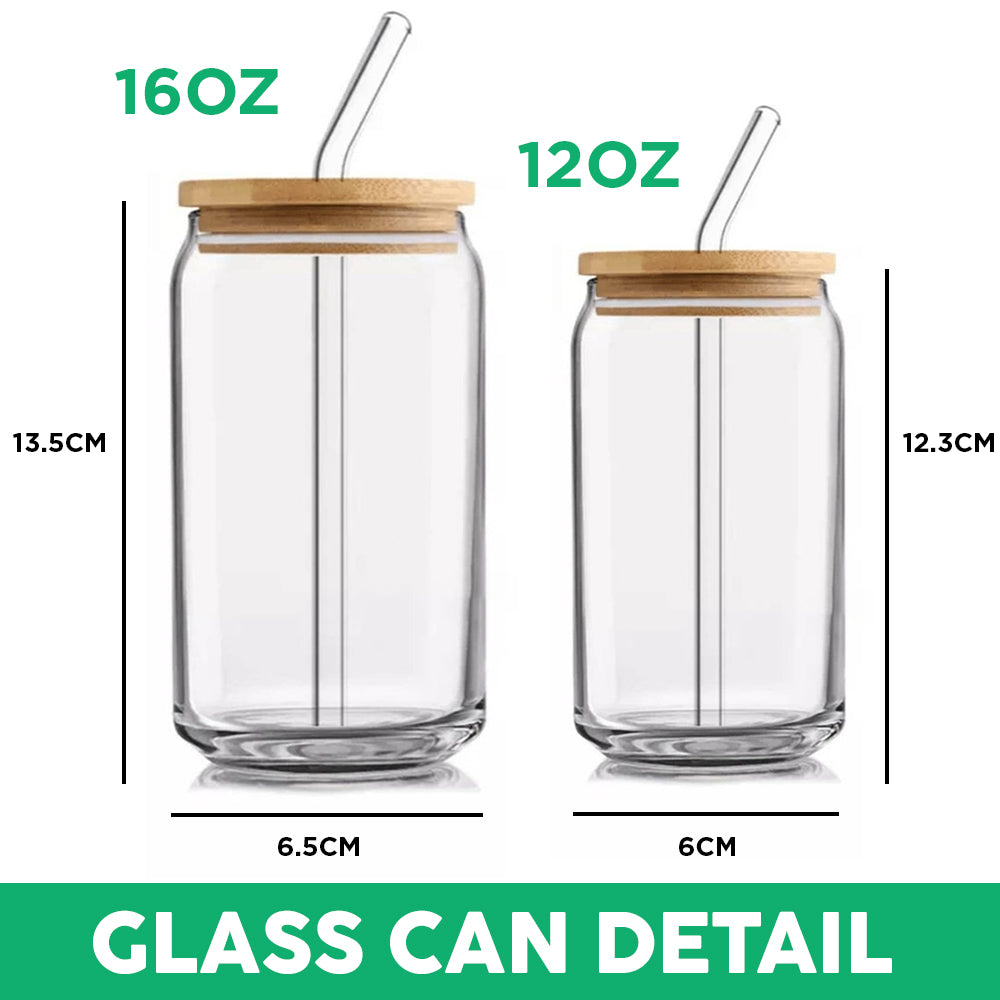 Custom Kid Photo Kindergarten Glass Can With Lid Back To School TH10 170303
