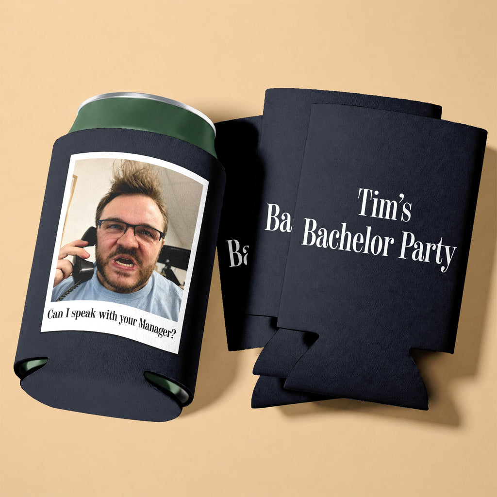 Personalized Vintage Photo Can Cooler Birthday Gift for Him Her LM32 669455