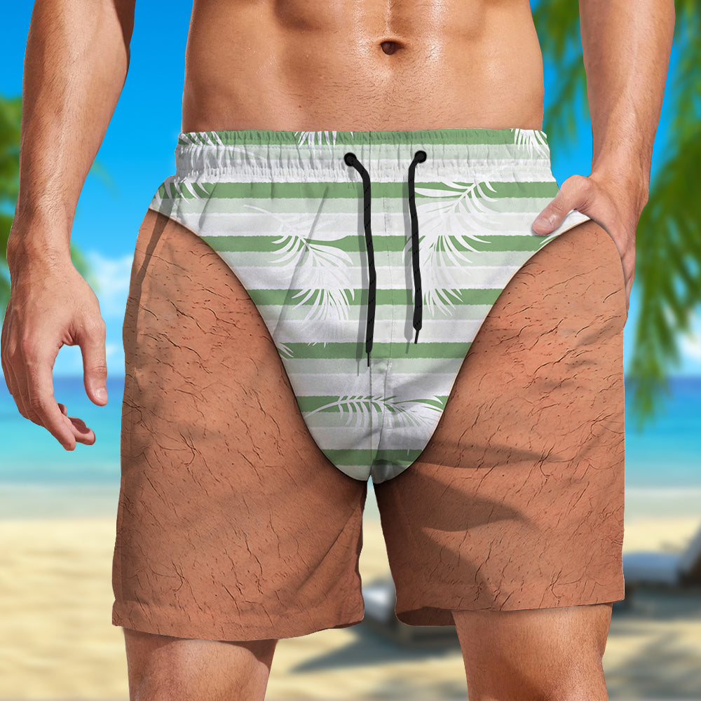 Custom Funny Men Beach Short, Personalized Summer Vacation And Travel Gifts For Men HA75 921856