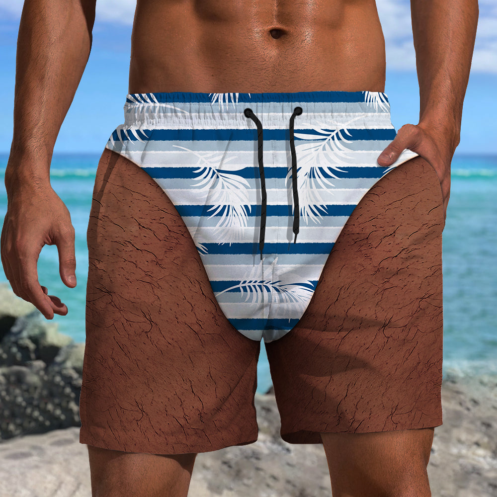 Custom Funny Men Beach Short, Personalized Summer Vacation And Travel Gifts For Men HA75 921856