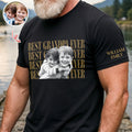 Personalized Vintage Photo Best Dad Mom Ever Short Sleeve Print Shirt HA75 921588