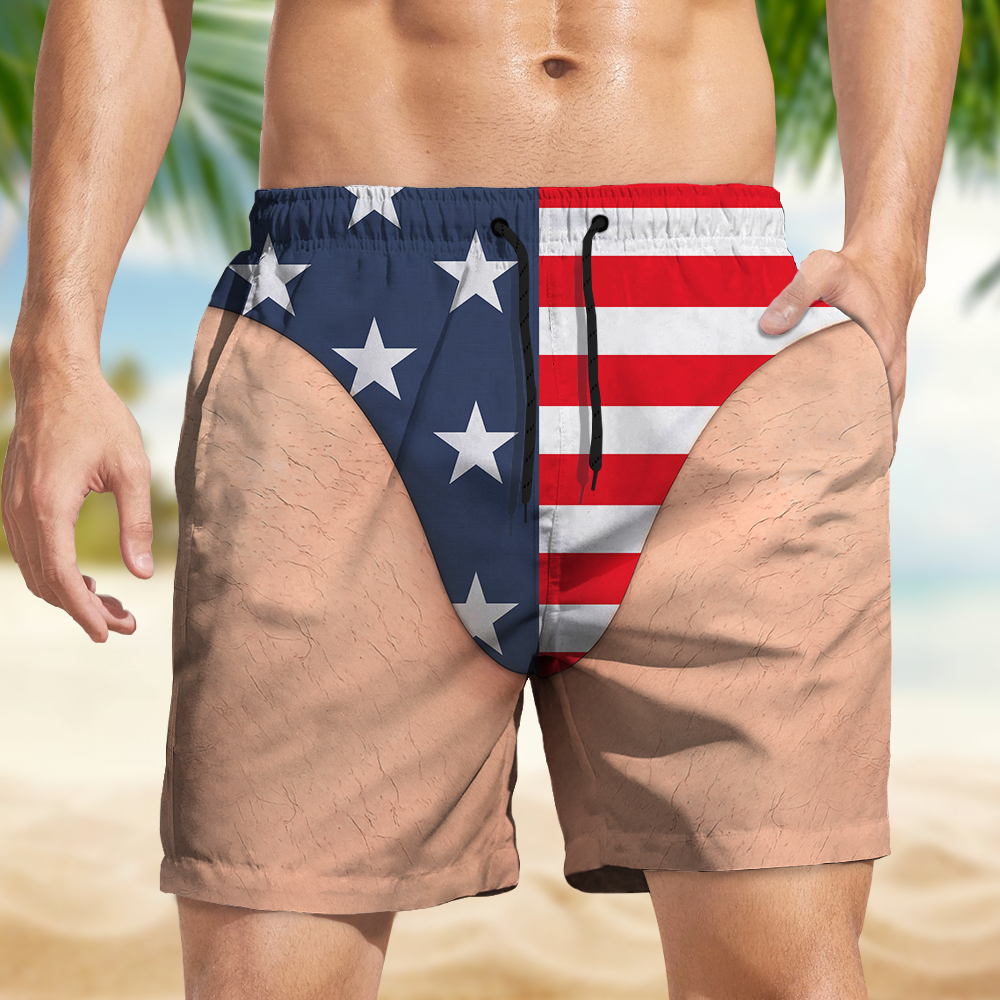 Custom Funny Body Hawaiian Beach Short, Personalized Summer Vacation And Travel Gifts For Men HO82 903082