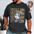 Custom Photo And Year Shirt, Retro Birthday Gift Comfort Shirt For Dad, Mom & Friends HA75 921556